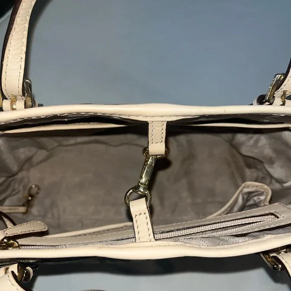 Authentic Michael Kors Brown and Cream Tote Bag - Picture 10 of 10